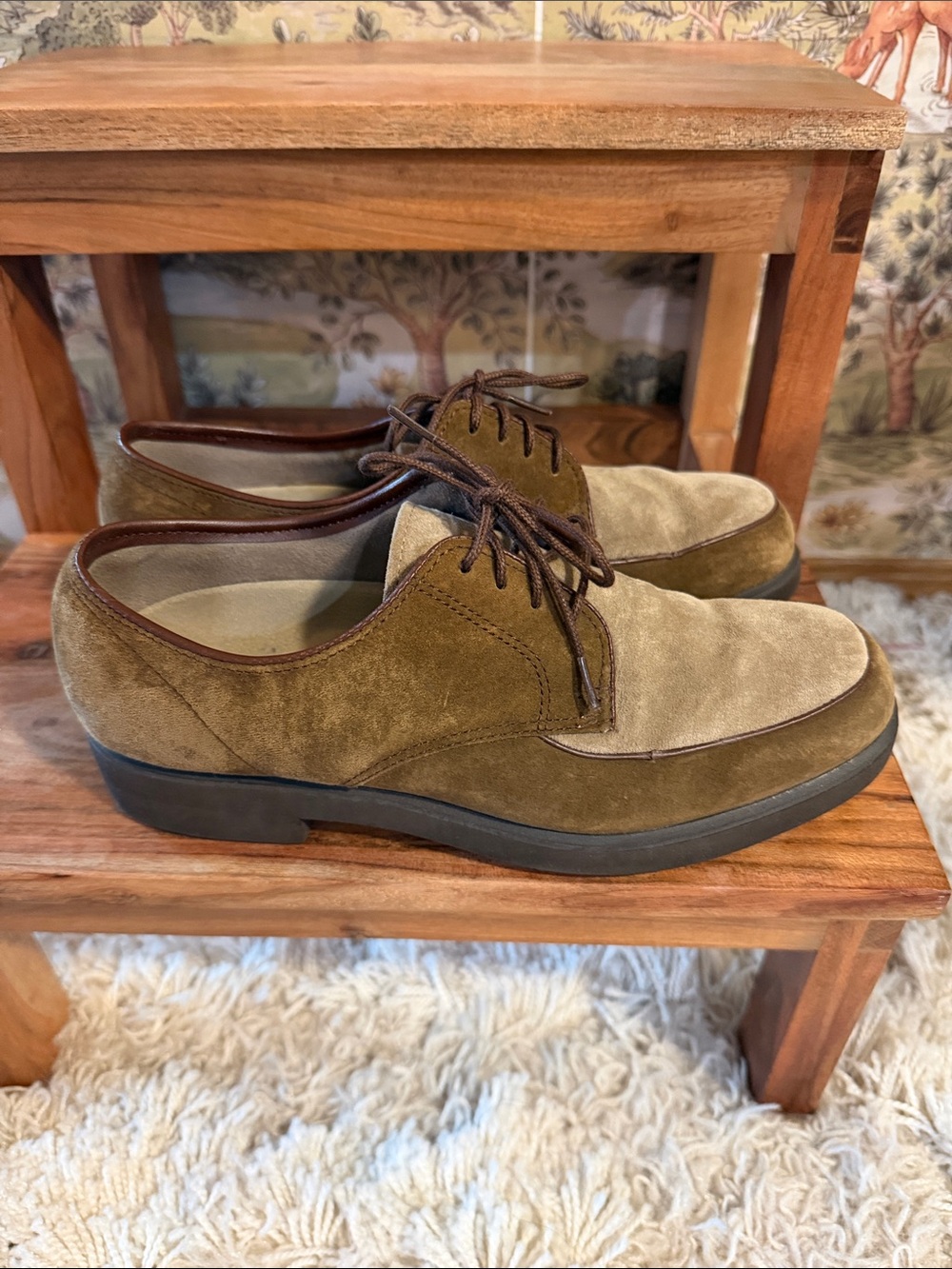 Hush Puppies Brown Suede lace up - Picture 7 of 10